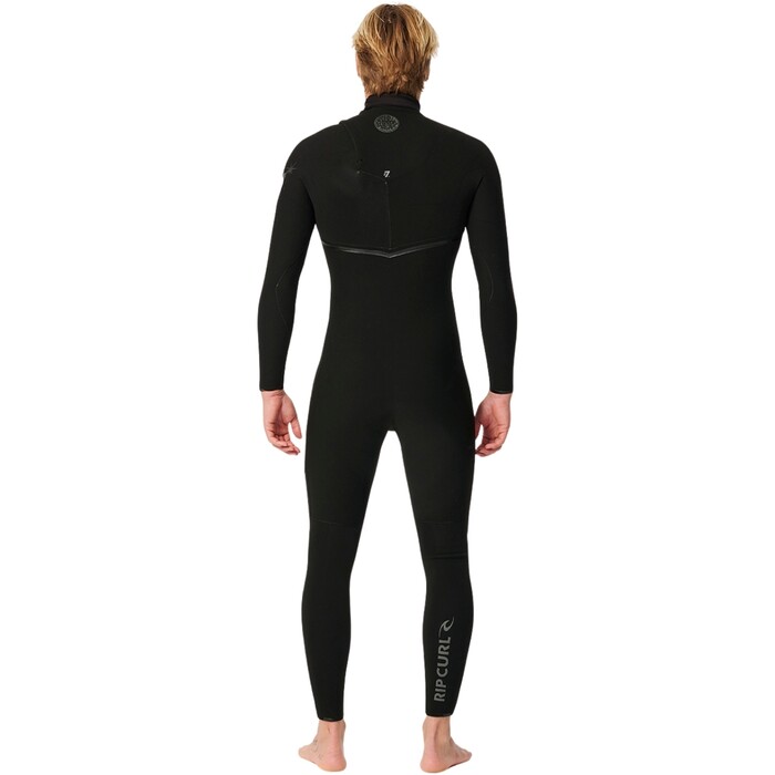 2024 Rip Curl Mens E Bomb 4/3mm Chest Zip Wetsuit 14ZMFS - Black